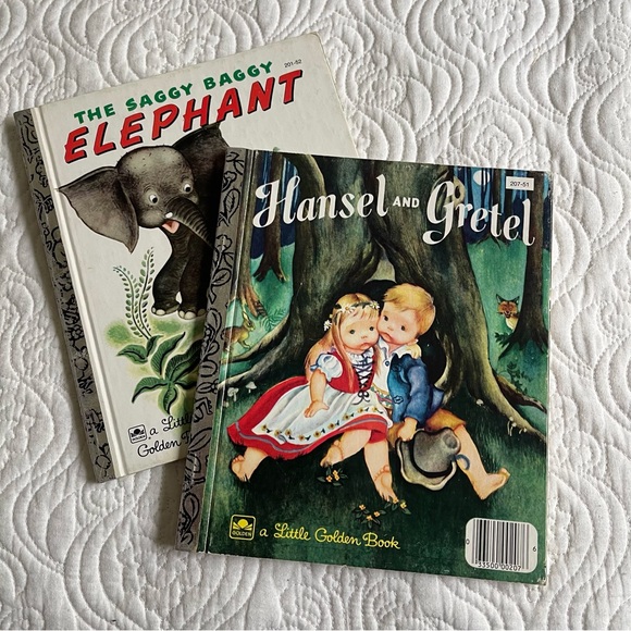 Little Golden Books Other - Little Golden Book Bundle (2 Vintage Books)